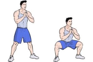 Sumo Squats Wide-Stance Deep Squats