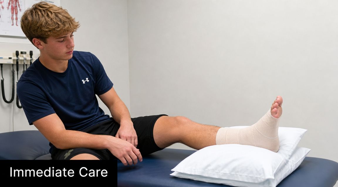 what to do for a sprained ankle