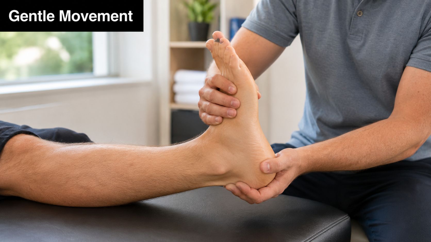 what to do for a sprained ankle