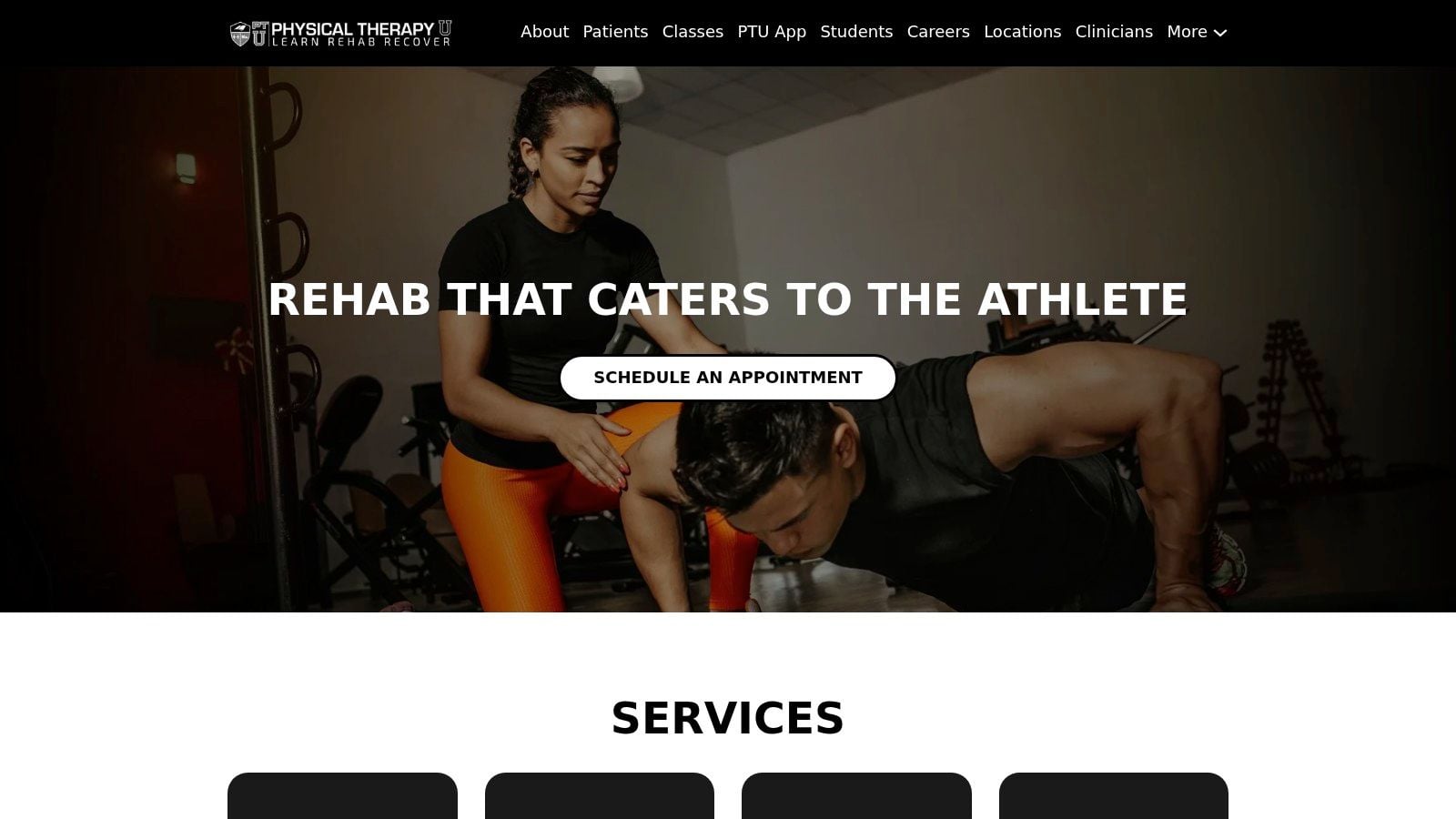 Screenshot from https://ptuclinic.com